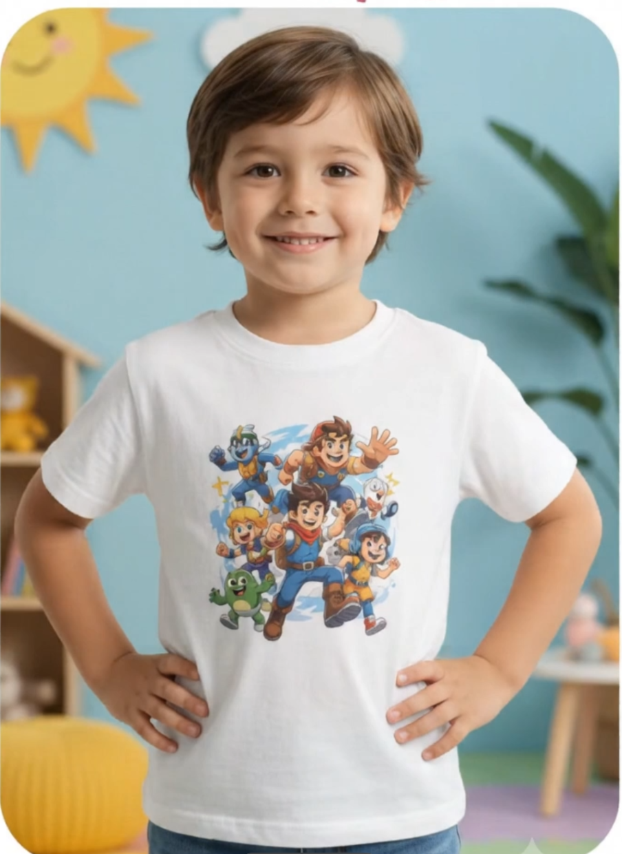 Boy's Crew Neck T-Shirt